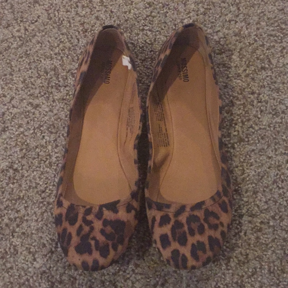 Mossimo Leopard Print Flats Size 11